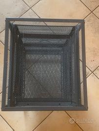 Coppia di cassettiere IKEA LENNART in metallo