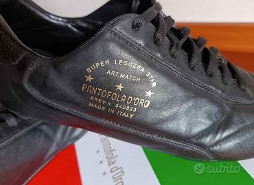Scarpe da calcio Pantofola d'Oro Made in Italy. 