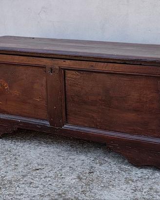 Cassapanca Antica Legno Massello fine 1700
