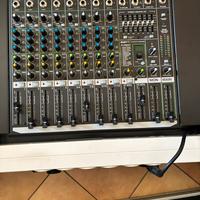 Flightcase 19 rack 2U alloggio mixer e accessori