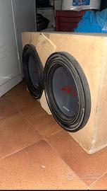 Box 2 Subwoofer Alpine type r12 swr 1222d