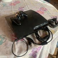 PlayStation 3 + controller wireless + tutti i cavi