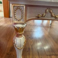 TAVOLINO MAXI DA SALOTTO CON SPECCHIO AVORIO