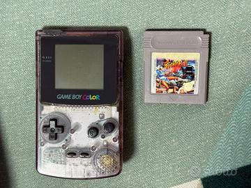 Nintendo Game Boy Color Trasparente + Gioco SF2