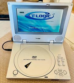 lettore DVD portatile T-Logic completo