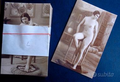 L- 50 CARTOLINE FOTO EPOCA NUDI FEMMINILI