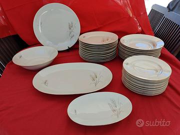 Servizio piatti anni 60 in porcellana - Bareuther