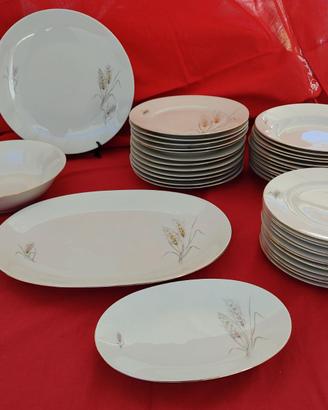 Servizio piatti anni 60 in porcellana - Bareuther