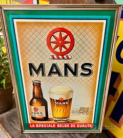 Insegna Vintage Birra MANS "Spéciale Belge" – mint