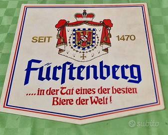Cartello Pubblicitario Vintage Birra FÜRSTENBERG
