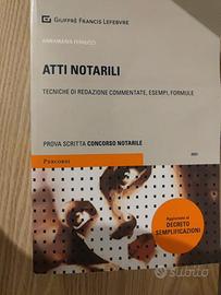 Libro "atti notarili, edizione 2021"