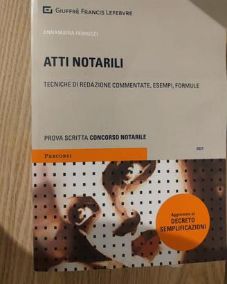 Libro "atti notarili, edizione 2021"
