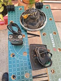 faro anteriore, stop posteriore, più Luce targa 