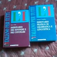 DIZIONARI, Manuali e libri vari, nuovi e come nuov