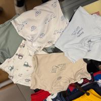 Body a manica corta Fagottino cm 80 come nuovi