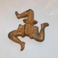 Trinacria In Legno Cm.15.   Bell scultura in