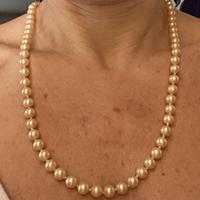 Collana perle avorio  vintage elegante