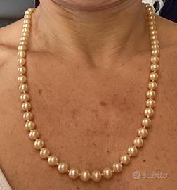 Collana perle avorio  vintage elegante