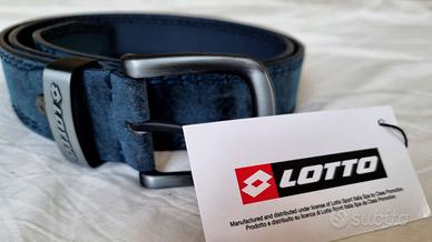 Cintura blu scamosciata, nuova, 130 cm, da 39 a 19