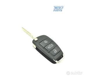 CALOTTA CHIAVE AUDI QUADRATA 3 PULSANTI SPADA LATE