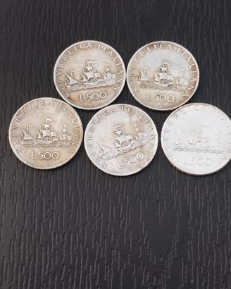 5 Caravelle in Argento 