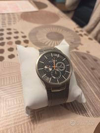 orologio scagen carbon titanio
