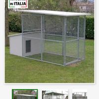 Box per cane con cuccia coibentata e tetto coibent