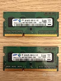 Ram Samsung SO-DIMM DDR3-1333 (2x2GB) PC10600S