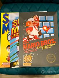 Set di poster A4 in rilievo di Super Mario Bros