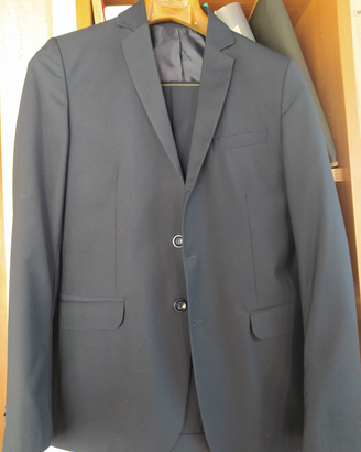Vestito uomo blu scuro 46