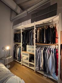 Struttura per cabina armadio