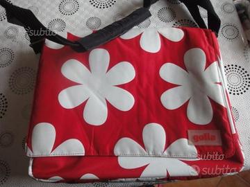 Borsa portacomputer Golla rossa/ bianca 38,5x30 cm