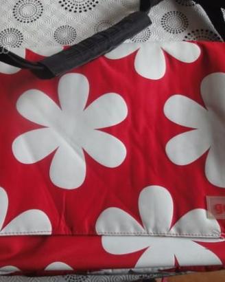 Borsa portacomputer Golla rossa/ bianca 38,5x30 cm