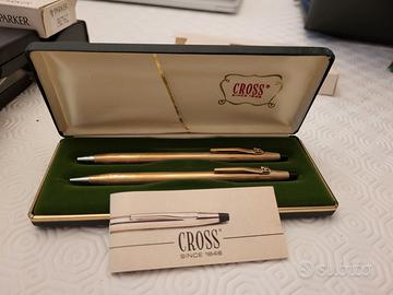 penna vintage cross 4501 10kt. rolled gold