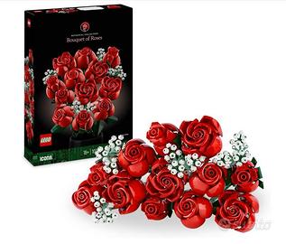 LEGO Botanicals Bouquet di Rose - Set di Fiori Fin