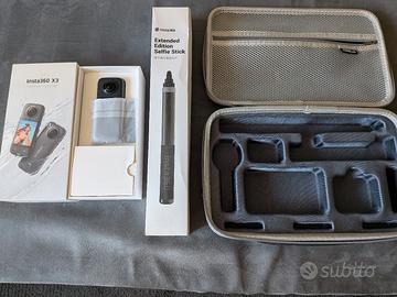 insta 360 X3 + accessori