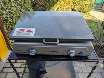 Plancha a gas Campingaz Blue Flame LX con carrello