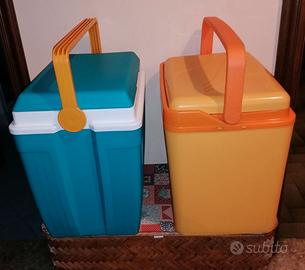 DUE  FRIGOBOX +Siberini  per camping gite giardino
