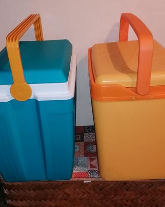DUE  FRIGOBOX +Siberini  per camping gite giardino