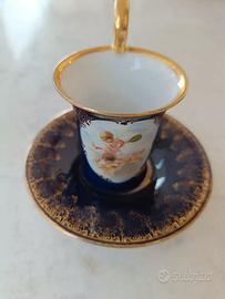 Tazza e piattino porcellana Vienna