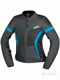 Giubbotto moto Donna IXS Trigonis Air Lady antraci