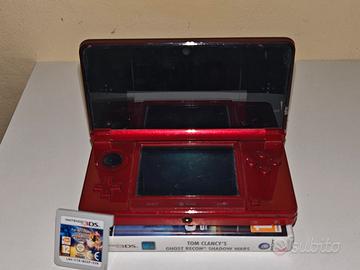 Nintendo 3DS Rosso 🔴 + Caricatore 🎮 Trattabile 