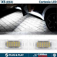 Luci di Cortesia LED Per BMW X5 E53 Sottoporta