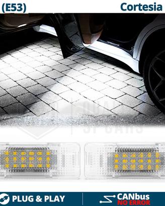 Luci di Cortesia LED Per BMW X5 E53 Sottoporta