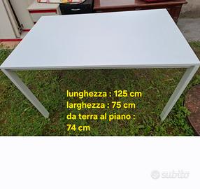 tavolo : 125cm / 75cm / 74cm