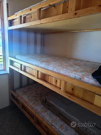 Letto a castello 3 posti