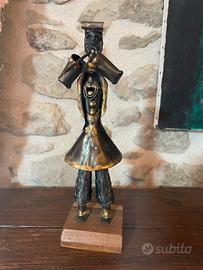 Antica scultura Sarda ferro battuto
