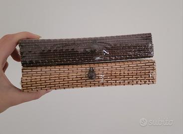 set 2 portagioielli in bamboo