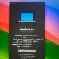 Macbbok air Retina 2018