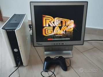 PC ultrasmall 745 retrogames+Monitor+joipad